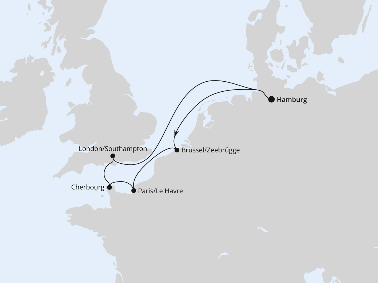 Metropolen ab Hamburg