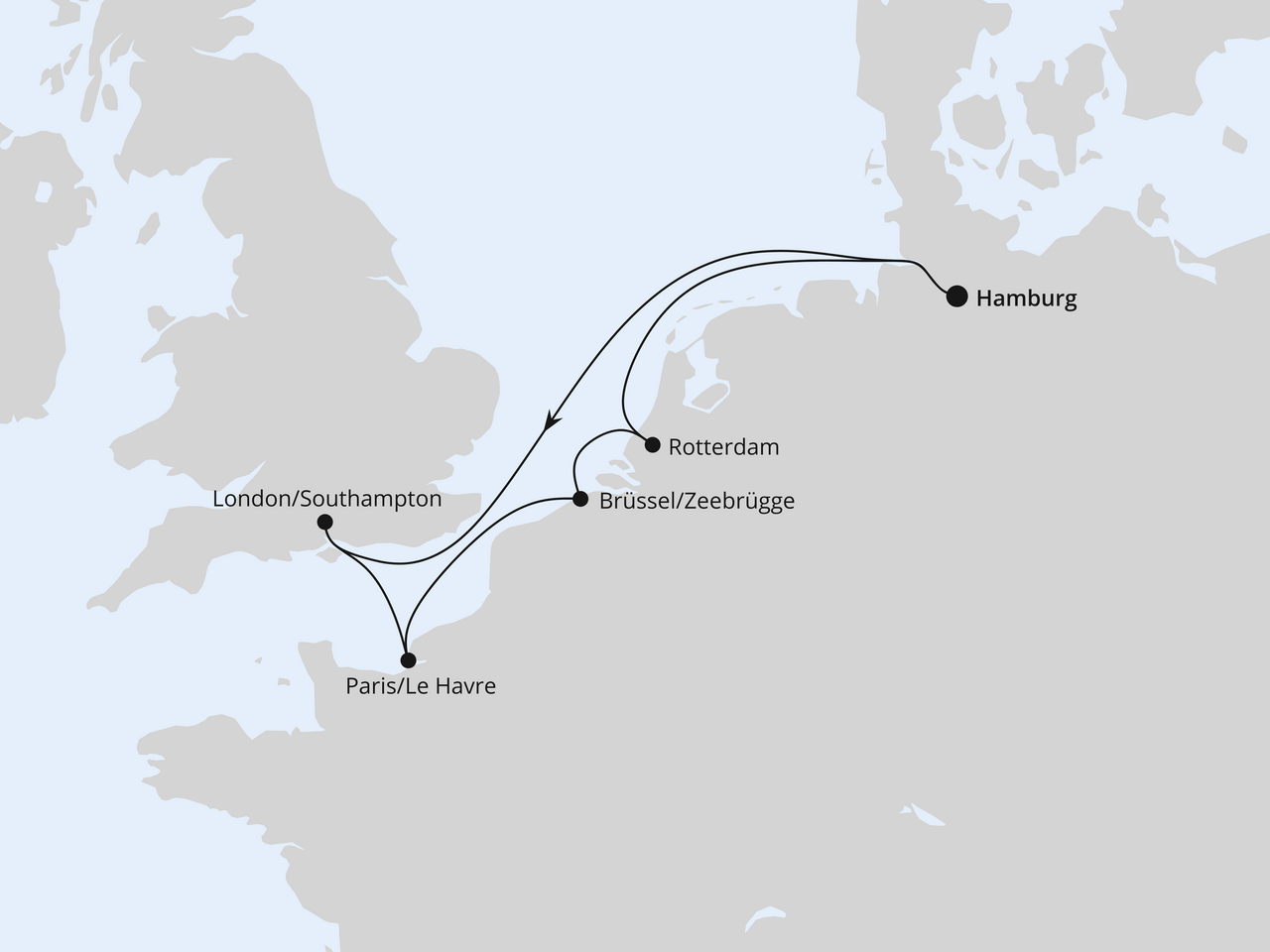 Metropolen ab Hamburg