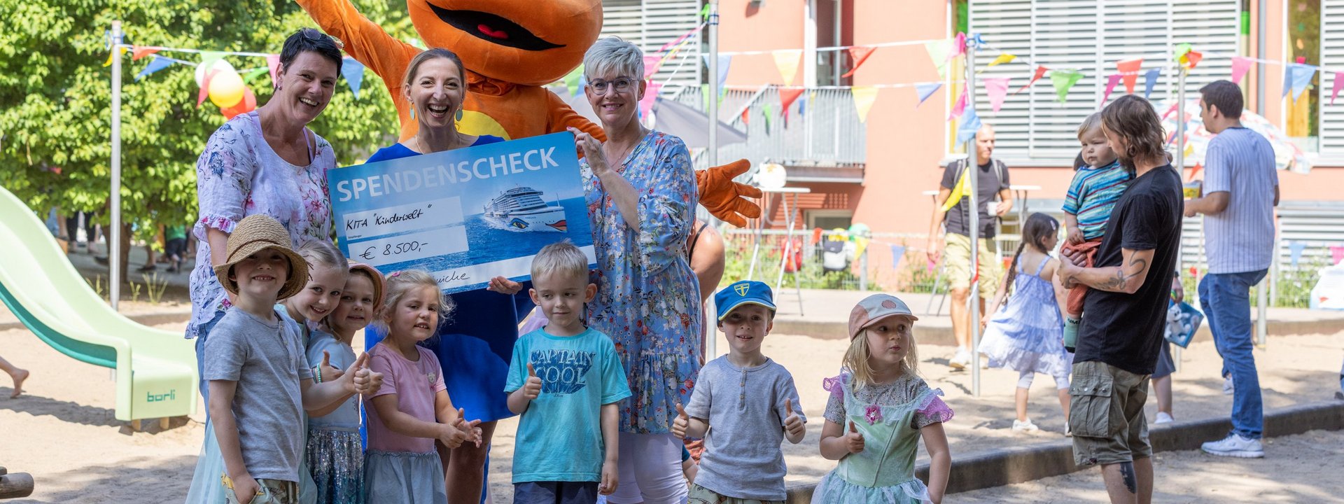 Starke Partnerschaft: AIDA unterstützt die Rostocker Kita „Kinderwelt“ 