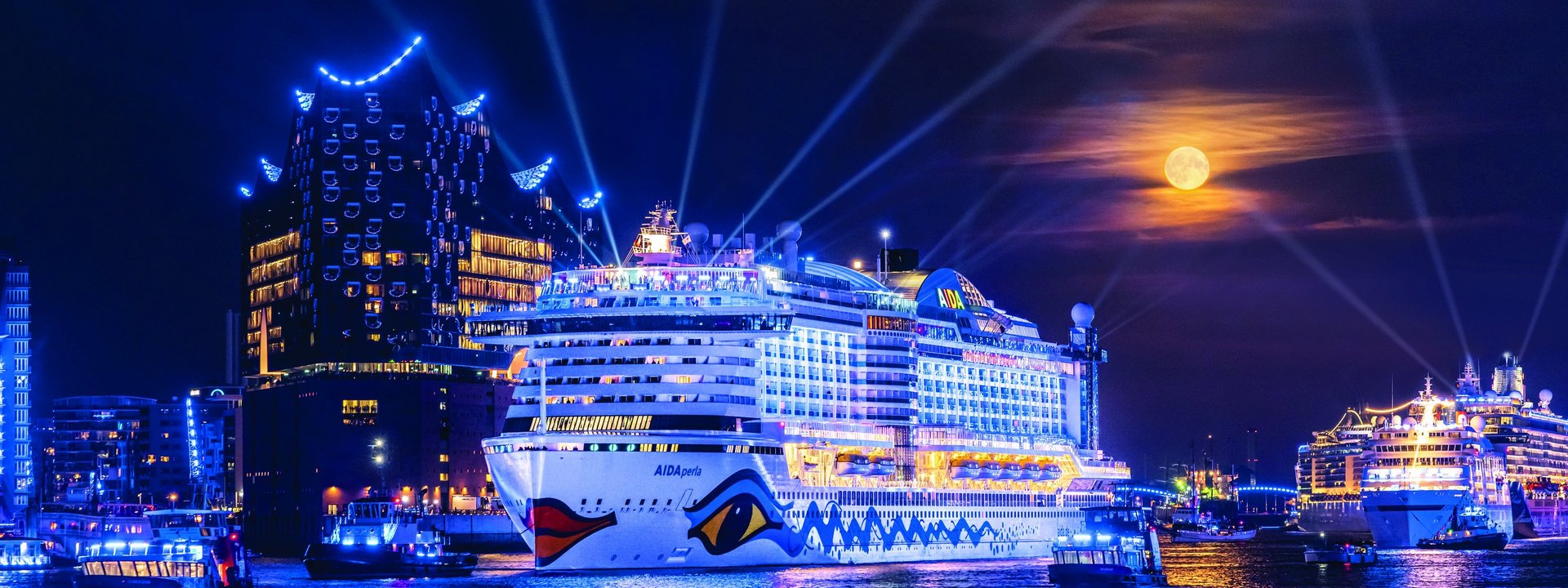 AIDA präsentiert 600 Quadratmeter große Urlaubswelt zu den Hamburg Cruise Days 